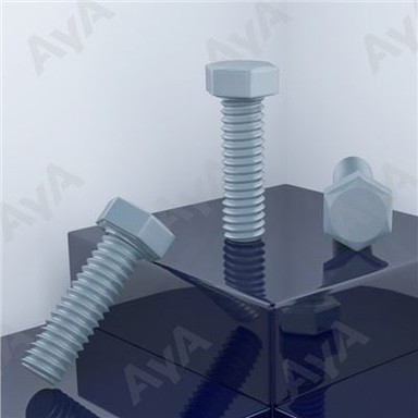 Awọn boluti ẹrọ Hex